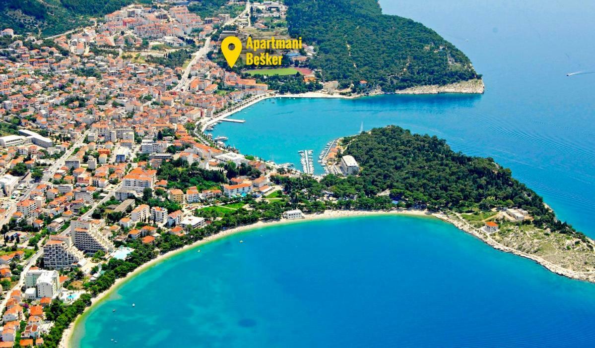 Apartments Besker Makarska Bagian luar foto